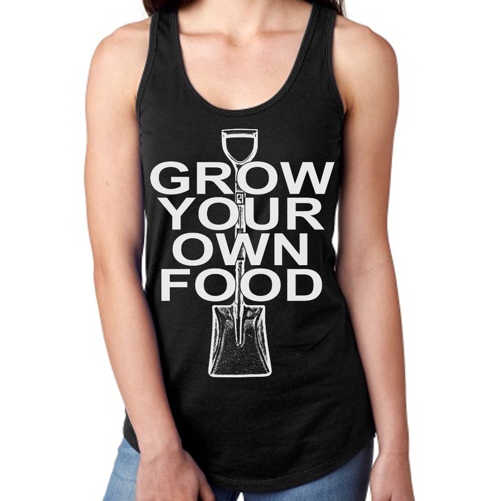 💕 Grow Your Own Food Racerback Tank Top Soft
